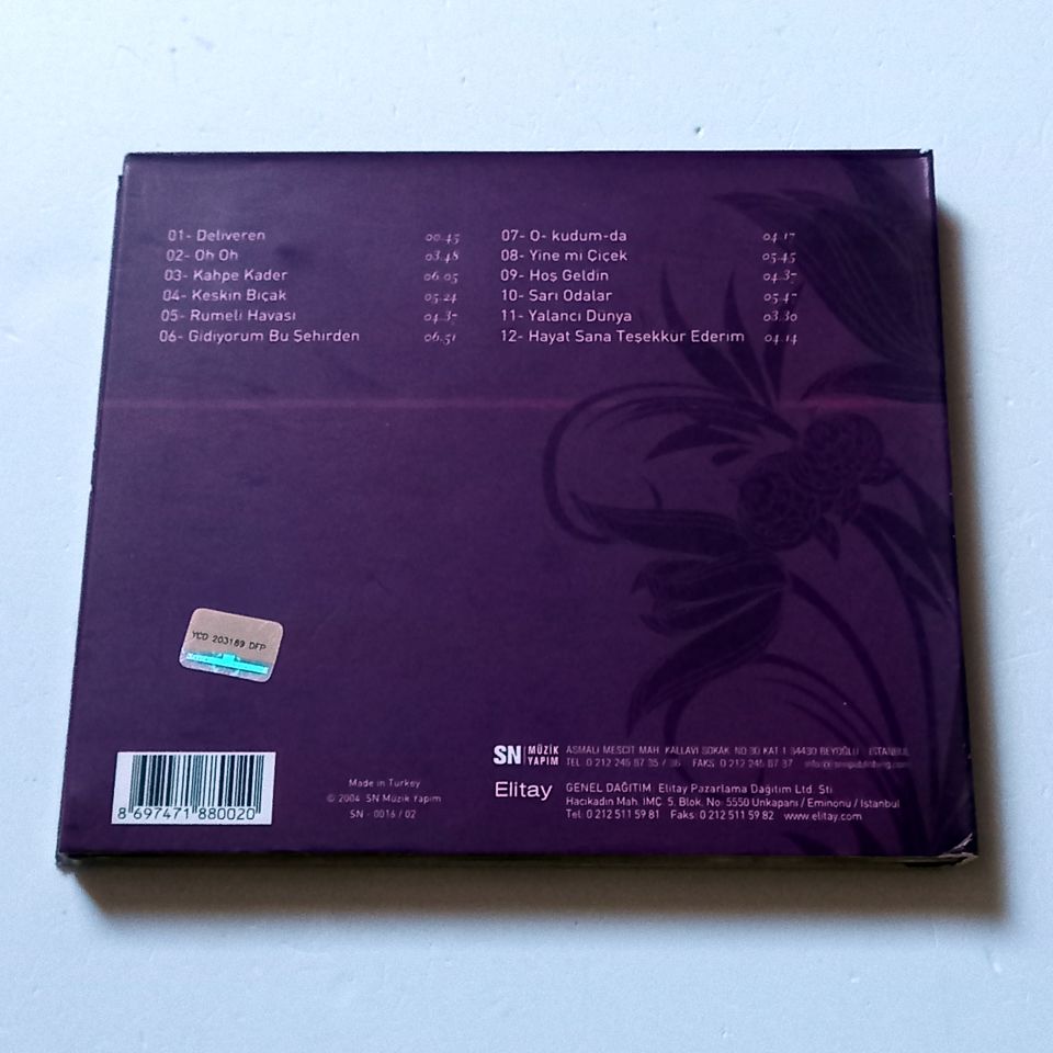 SEZEN AKSU - DELİVEREN (2000) - CD 2004 DIGIPAK 2.EL