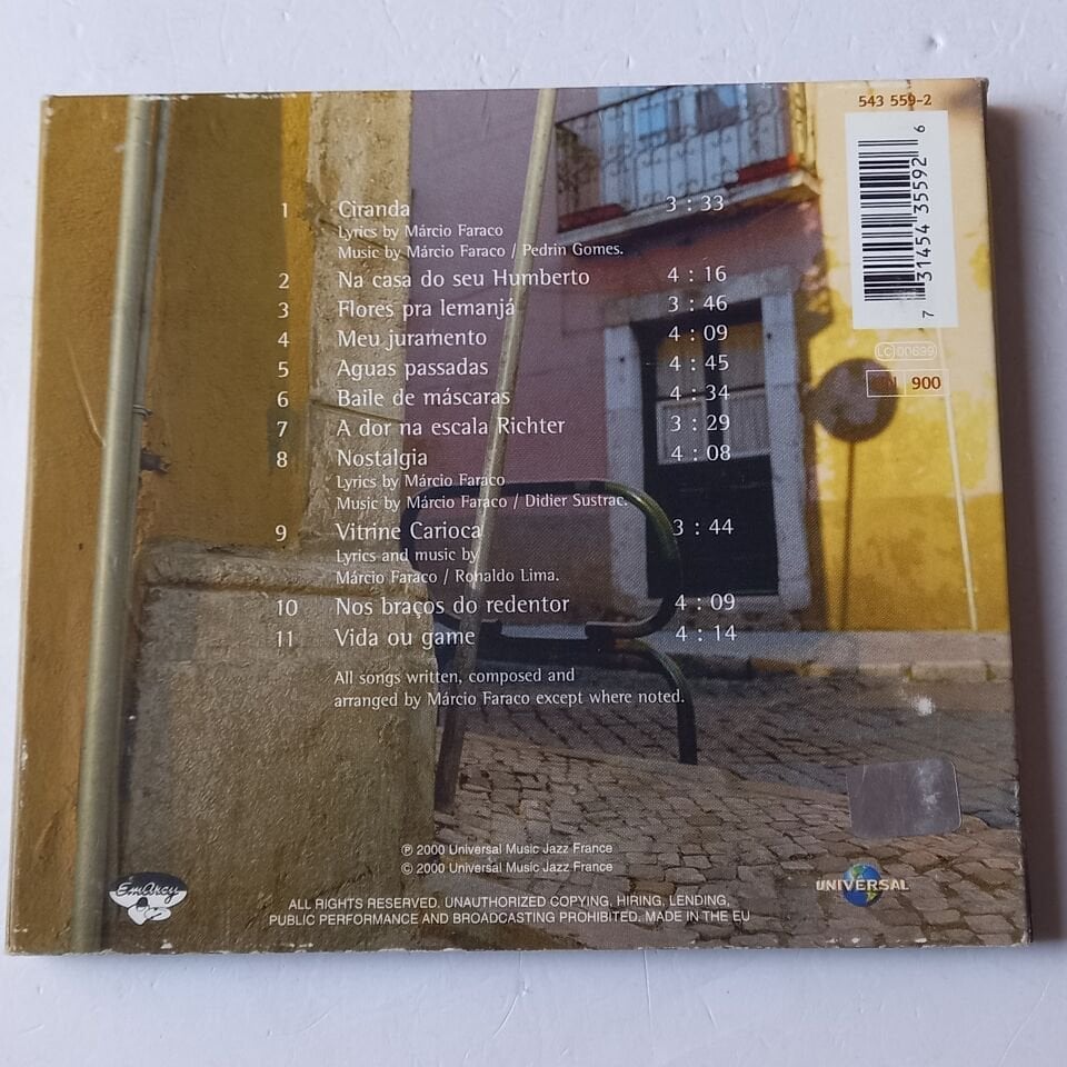 MARCIO FARACO – CIRANDA (2000) - CD DIGIPAK 2.EL