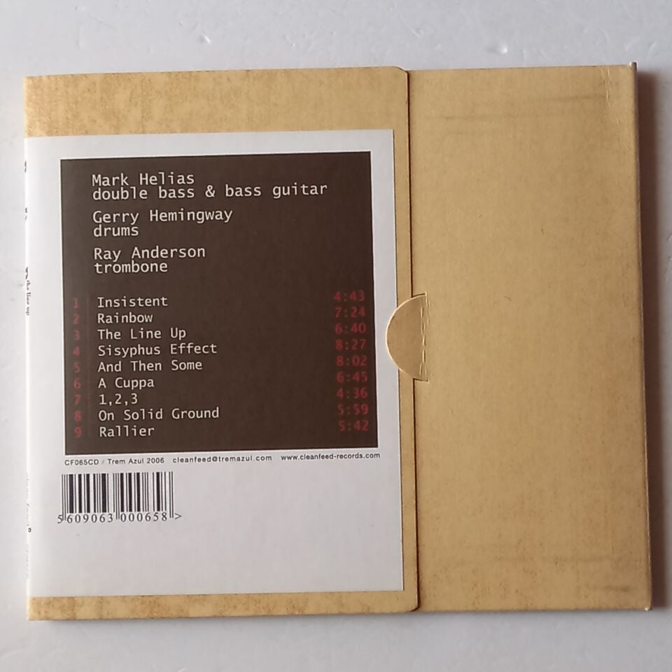 BASSDRUMBONE – THE LINE UP (2006) - CD DIGIPAK 2.EL