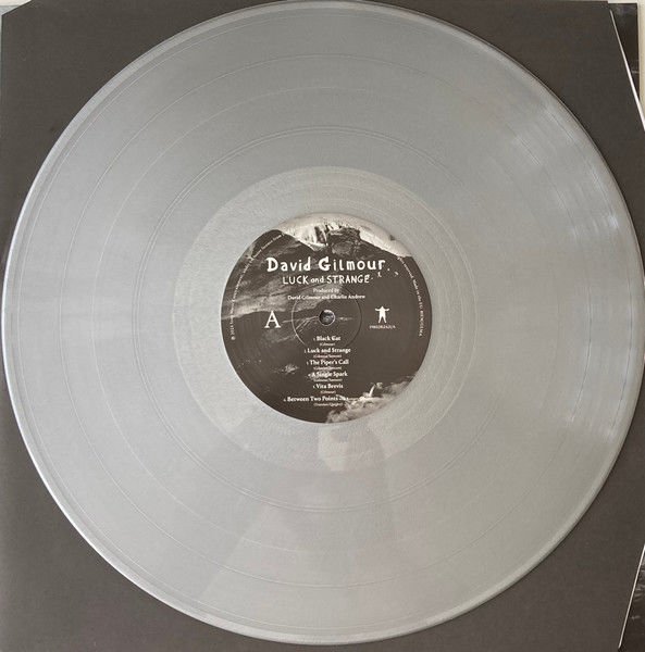 DAVID GILMOUR - LUCK AND STRANGE (2024) - LP QPAQUE SILVER COLOURED EDITION SIFIR PLAK