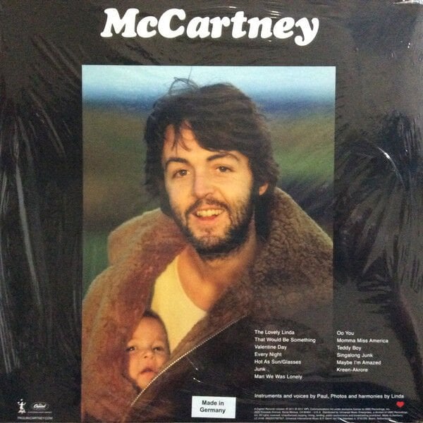 PAUL MCCARTNEY - MCCARTNEY (1970) - LP 180GR 2022 EDITION SIFIR PLAK
