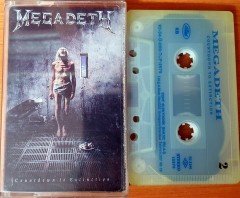 MEGADETH - COUNTDOWN TO EXTINCTION (1992) KENT CASSETTE BLUE LETTERS MADE IN TURKEY ''USED''