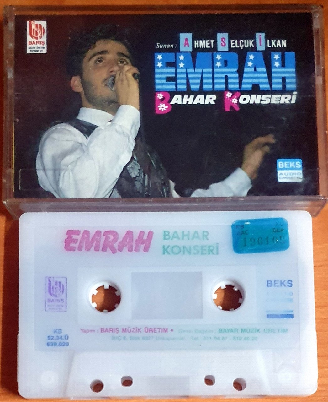 EMRAH - BAHAR KONSERİ (1992) - KASET 2.EL