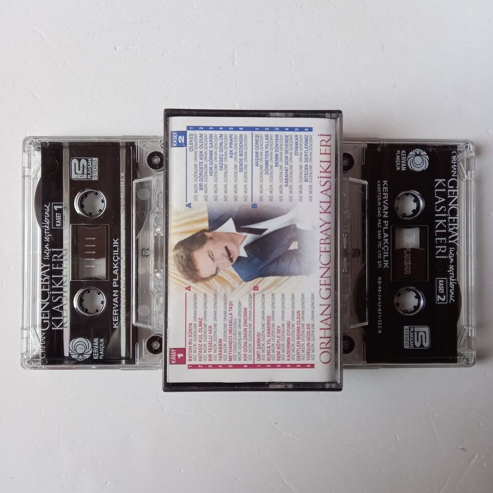 ORHAN GENCEBAY - KLASİKLERİ 1 & 2  (1998) - 2KASET 2.EL