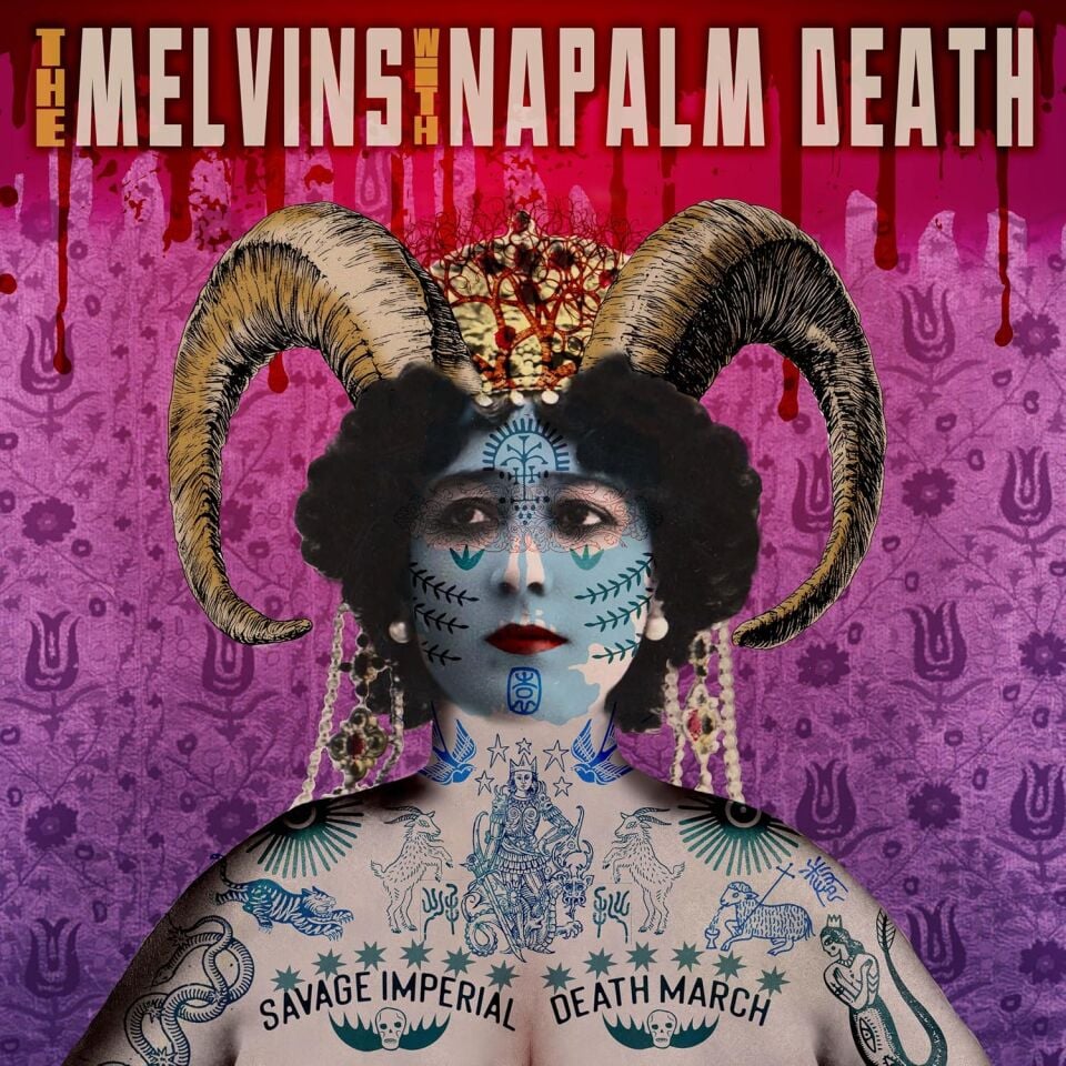 THE MELVINS & NAPALM DEATH - SAVAGE IMPERIAL DEATH MARCH (2025) - CD / GATEFOLD CARDSLEEVE AMBALAJINDA SIFIR ÜRÜN