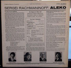 RACHMANINOV: ALEKO COMPLETE OPERA, SOLOISTS AND CHORUS OF THE SOFIA BULGARIA TVR ENSEMBLE, ROUSLAN RAYCHEV - 2.EL 2PLAK