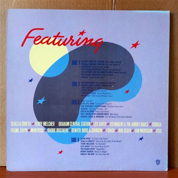HARD GOODS / THE TALBOT BROTHERS, STEELEYE SPAN, NEIL YOUNG WITH GRAHAM NASH, BEACH BOYS, DEEP PURPLE, GREGG ALLMAN, ROBIN THROWER (1974) - 2LP 2.EL PLAK