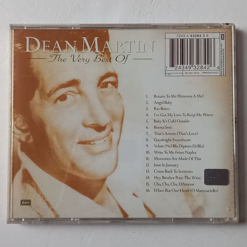 DEAN MARTIN – THE VERY BEST OF DEAN MARTIN (1973) - CD 1998 REISSUE 2.EL