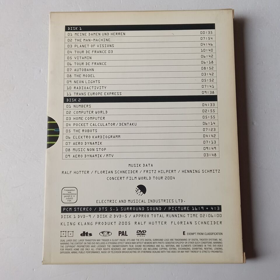 KRAFTWERK - MINIMUM MAXIMUM - 2DVD 2.EL