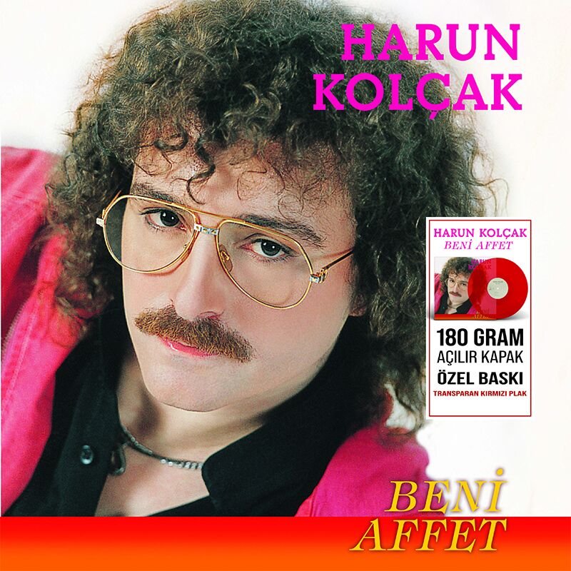HARUN KOLÇAK - BENİ AFFET (1991) - LP 2023 KIRMIZI RENKLİ SIFIR PLAK