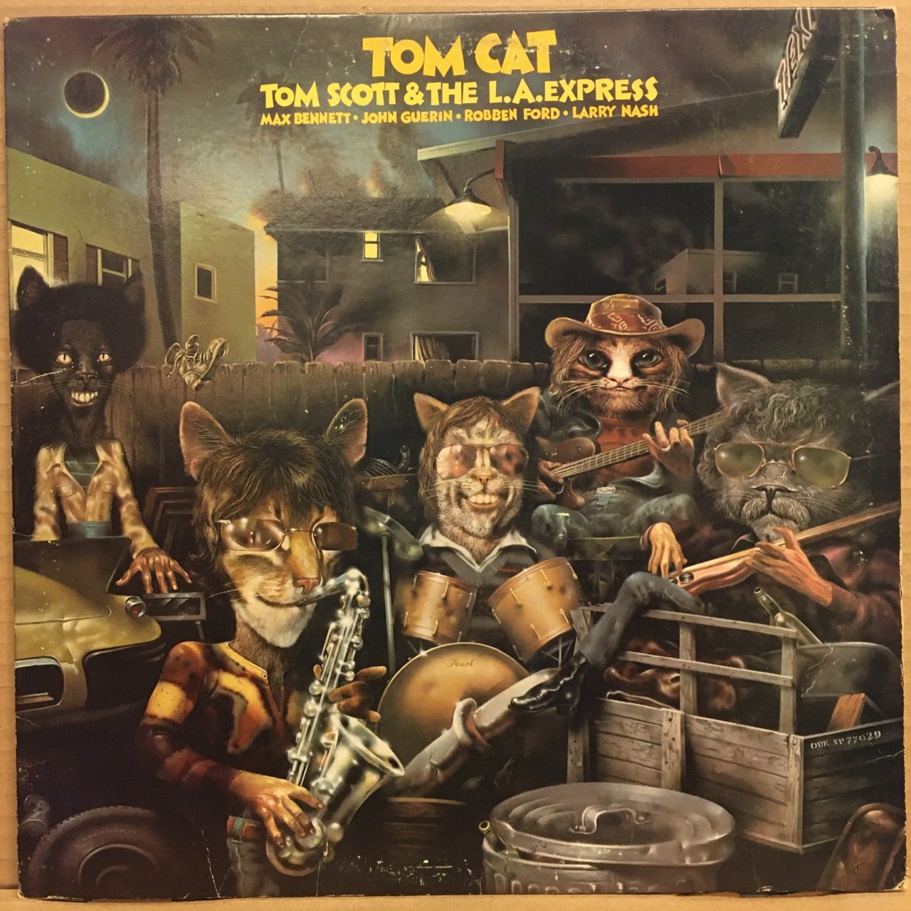 TOM SCOTT & L.A. EXPRESS - TOM CAT (1975) ROBBEN FORD 2.EL PLAK