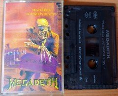 MEGADETH - PEACE SELLS...BUT WHO'S BUYING? (1993) KENT CASSETTE MADE IN TURKEY ''USED''