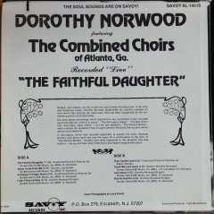 DOROTHY NORWOOD - THE FAITFUL DAUGHTER (1979) - 2.EL PLAK