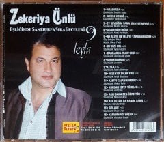 ZEKERİYA ÜNLÜ - EŞLİĞİNDE ŞANLIURFA SIRA GECELERİ CD 2.EL