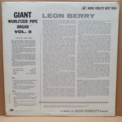 LEON BERRY - GIANT WURLITZER PIPE ORGAN VOL.3 (1958) - LP 2.EL PLAK
