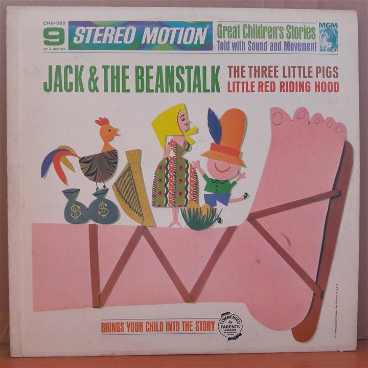 JACK & THE BEANSTALK - THREE LITTLE PIGS - MGM - LP PLAK 2.EL
