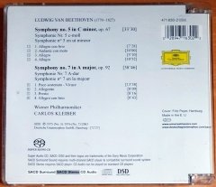 BEETHOVEN: SYMPHONIES NOS. 5 & 7 / WIENER PHILHARMONIKER, CARLOS KLEIBER (2003) - CD SUPER AUDIO / SACD DEUTSCHE GRAMMOPHON 2.EL
