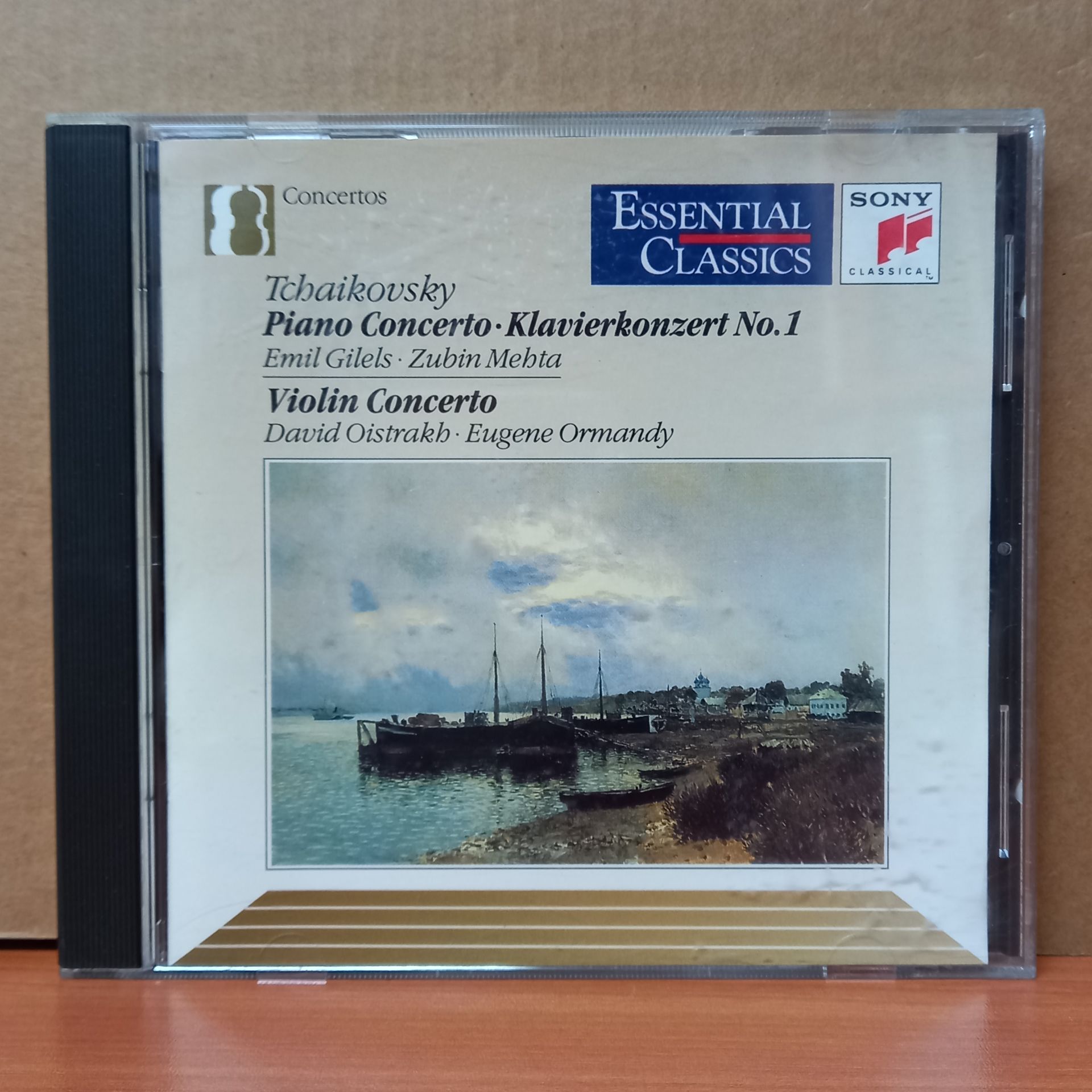 TCHAIKOVSKY, EMIL GILELS, ZUBIN MEHTA, DAVID OISTRAKH, EUGENE ORMANDY - PIANO CONCERTO, KLAVIERKONZERT NO. 1 / VIOLIN CONCERTO (1991) - CD 2.EL
