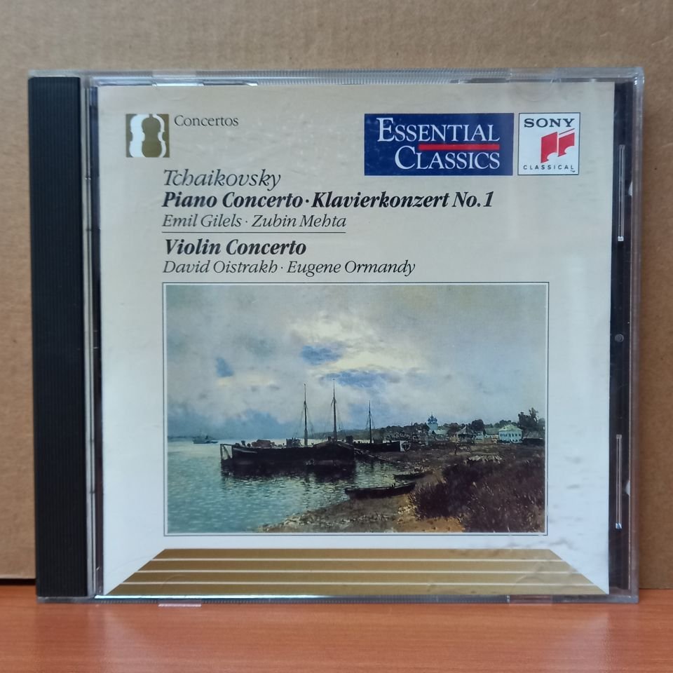 TCHAIKOVSKY, EMIL GILELS, ZUBIN MEHTA, DAVID OISTRAKH, EUGENE ORMANDY - PIANO CONCERTO, KLAVIERKONZERT NO. 1 / VIOLIN CONCERTO (1991) - CD 2.EL