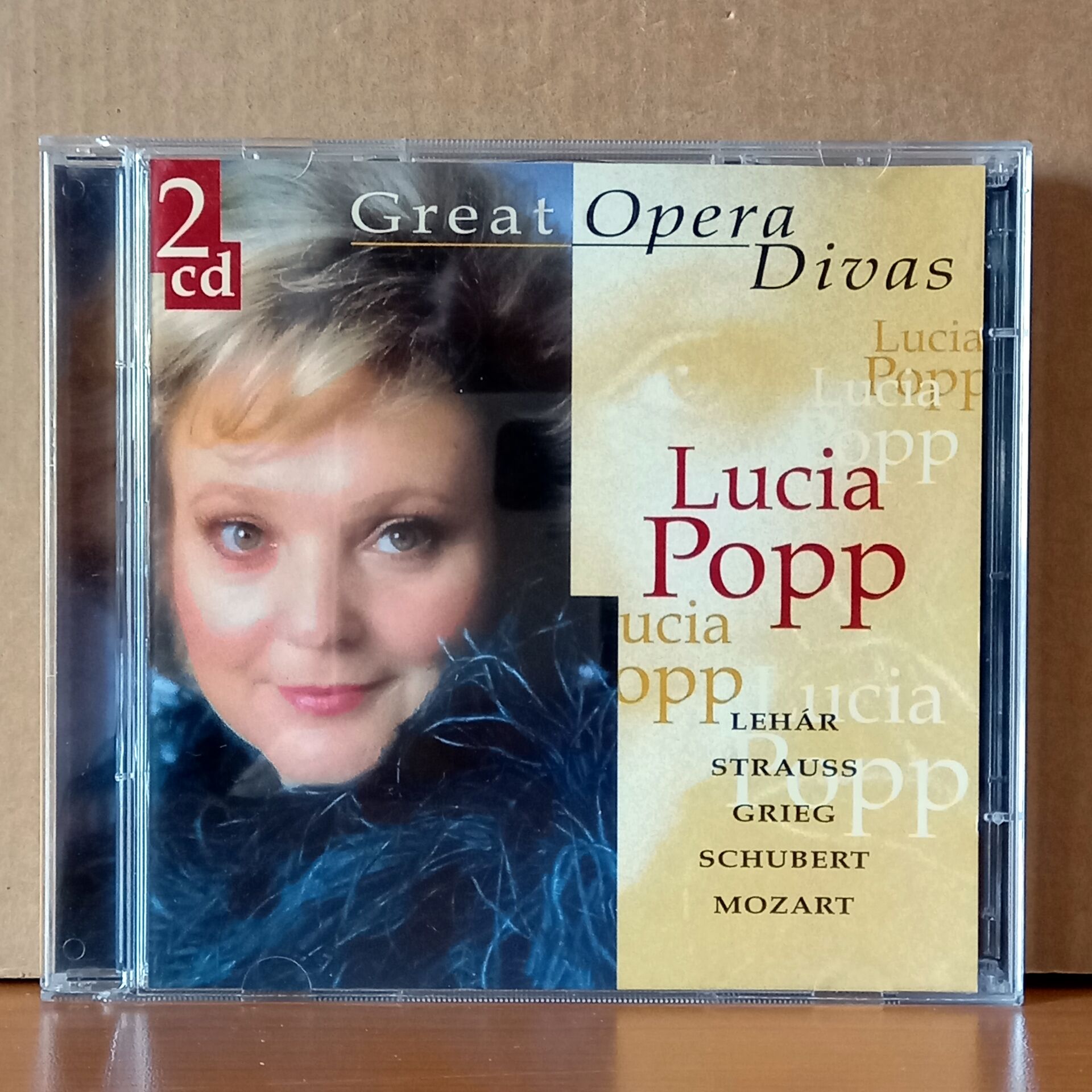 LUCIA POPP / LEHAR, STRAUSS, GRIEG, SCHUBERT, MOZART / GREAT OPERA DIVAS (1998) - 2CD 2.EL