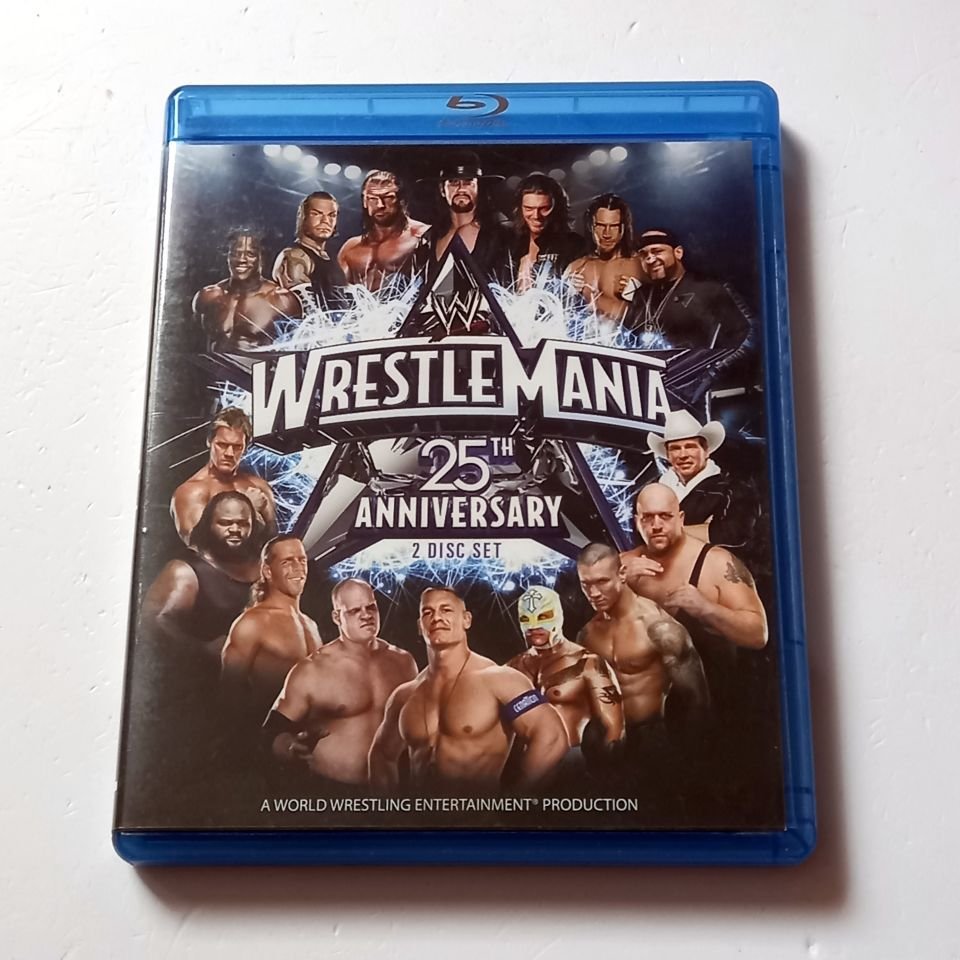 WRESTLMANIA 25TH ANNIVERSARY - 2 DİSK BLU-RAY REGION A 2.EL TR ALTYAZI YOKTUR