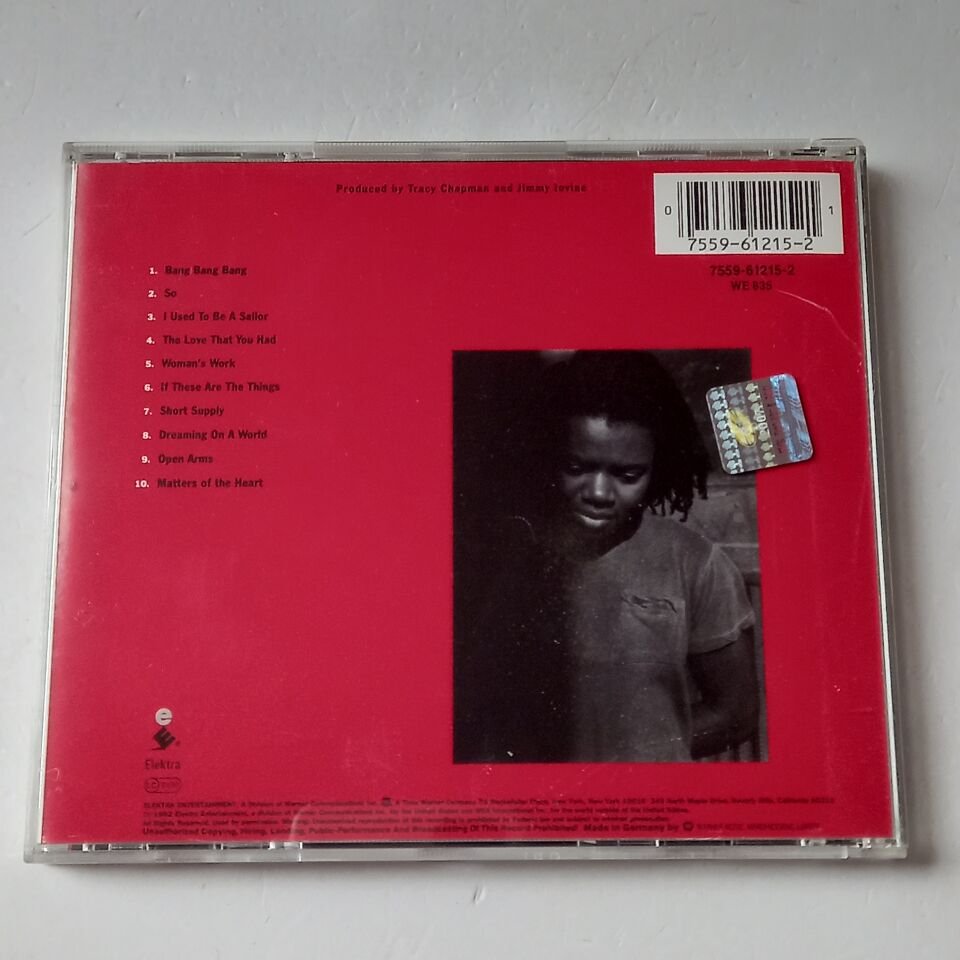 TRACY CHAPMAN – MATTERS OF THE HEART (1992) - CD 2.EL