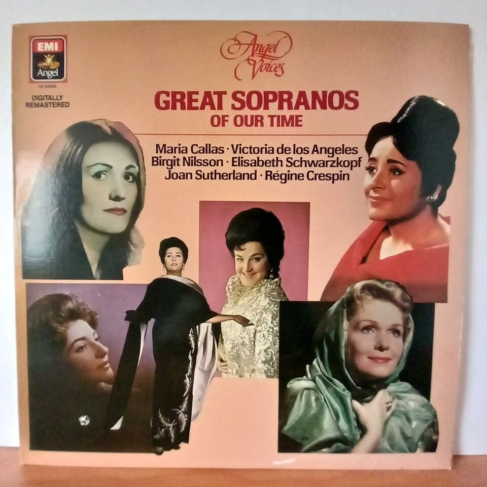 GREAT SOPRANOS OF OUR TIME / MARIA CALLAS, VICTORIA DE LOS ANGELES, BIRGIT NILSSON, REGINE CRESPIN, JOAN SUTHERLAND, ELISABETH SCHWARZKOPF (1963) - LP 2.EL PLAK