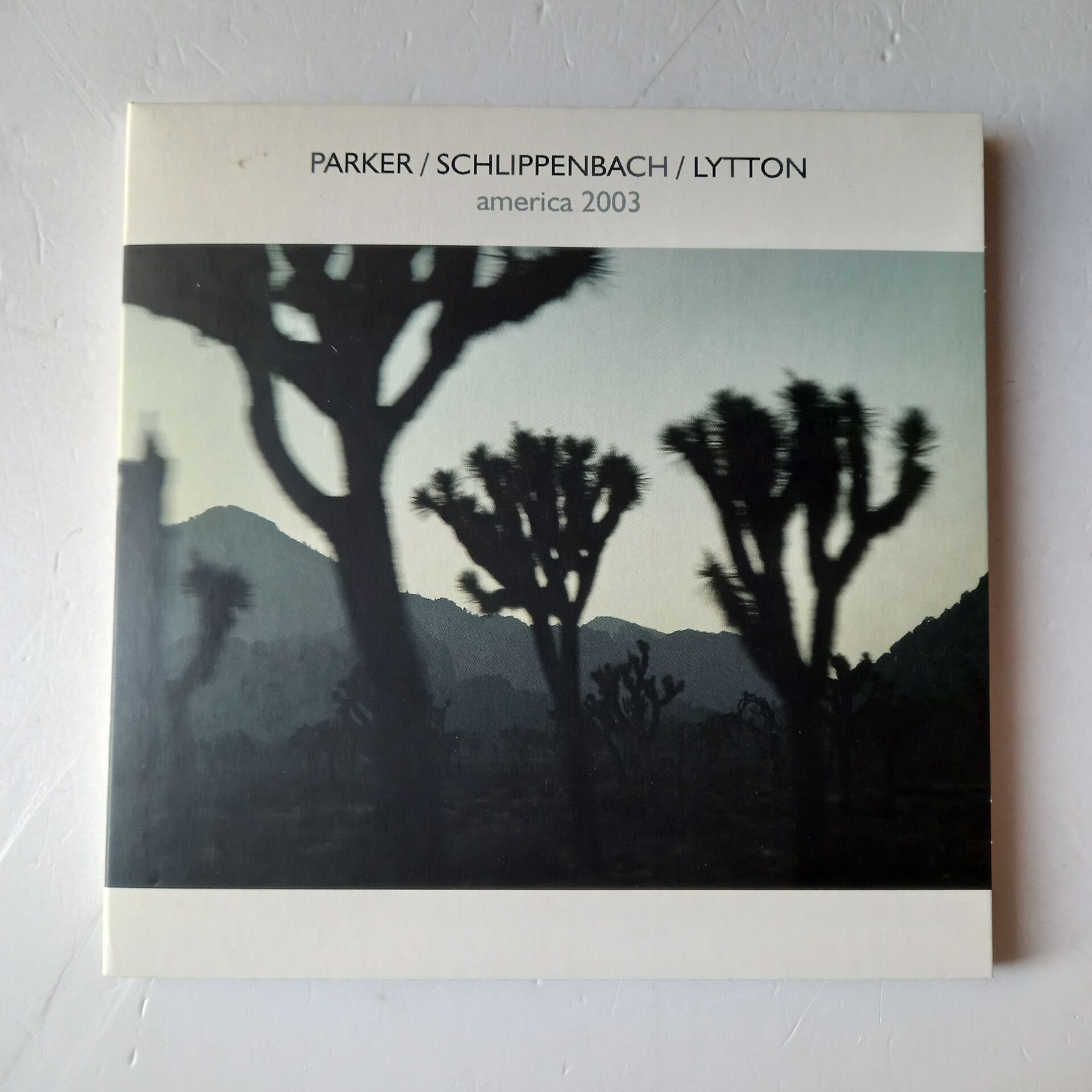 PARKER / SCHLIPPENBACH / LYTTON – AMERICA 2003 (2004) - CD DIGIPAK 2.EL