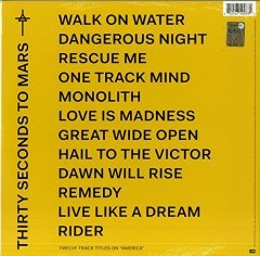 THIRTY SECONDS TO MARS - AMERICA (2018) - SIFIR PLAK