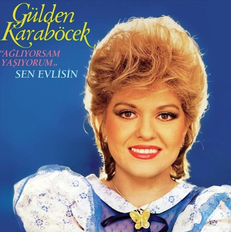GÜLDEN KARABÖCEK - AĞLIYORSAM YAŞIYORUM / SEN EVLİSİN (1984) - LP 2024 BASIM SIFIR PLAK
