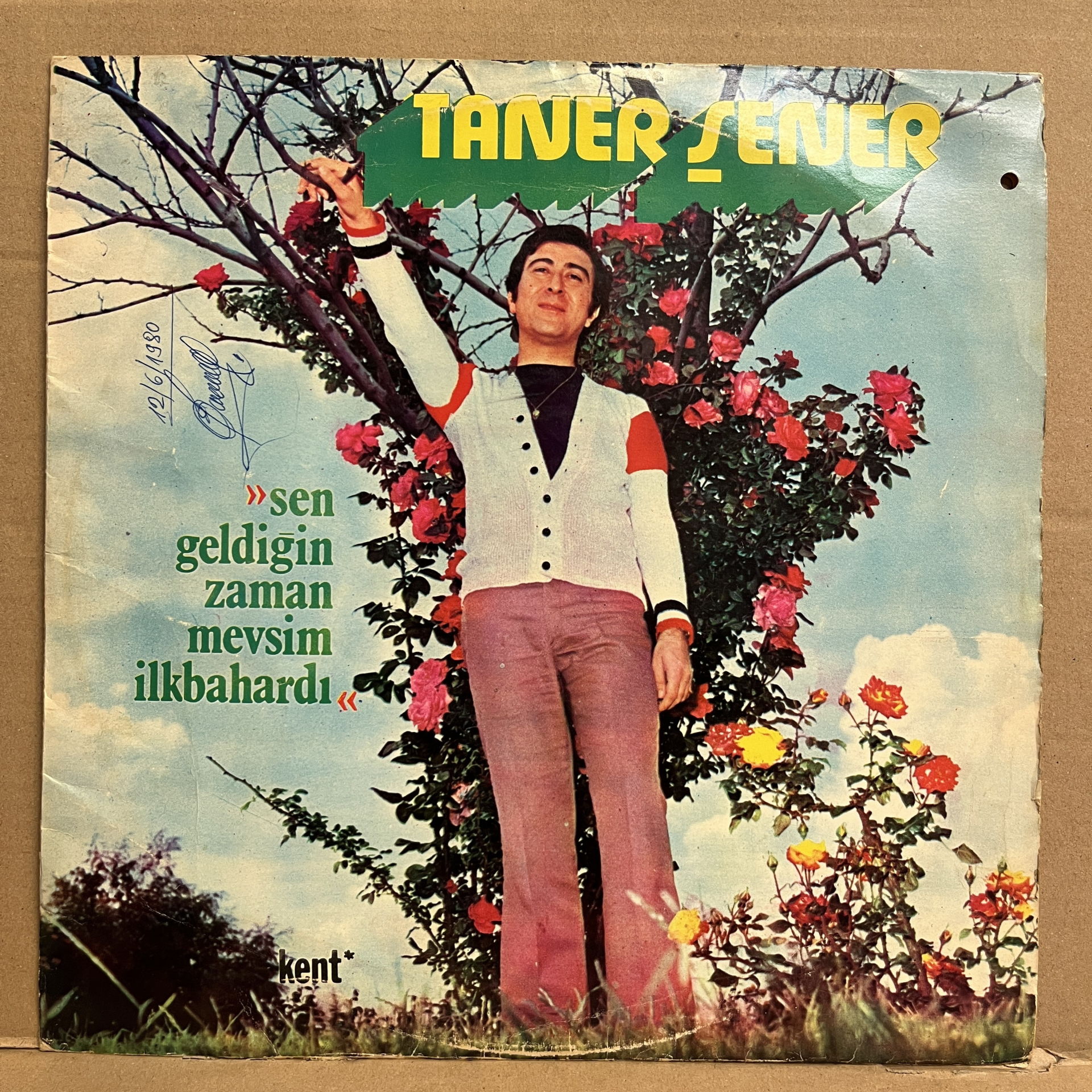 TANER ŞENER - SEN GELDİĞİN ZAMAN MEVSİM İLKBAHARDI (1973) - LP 2.EL PLAK