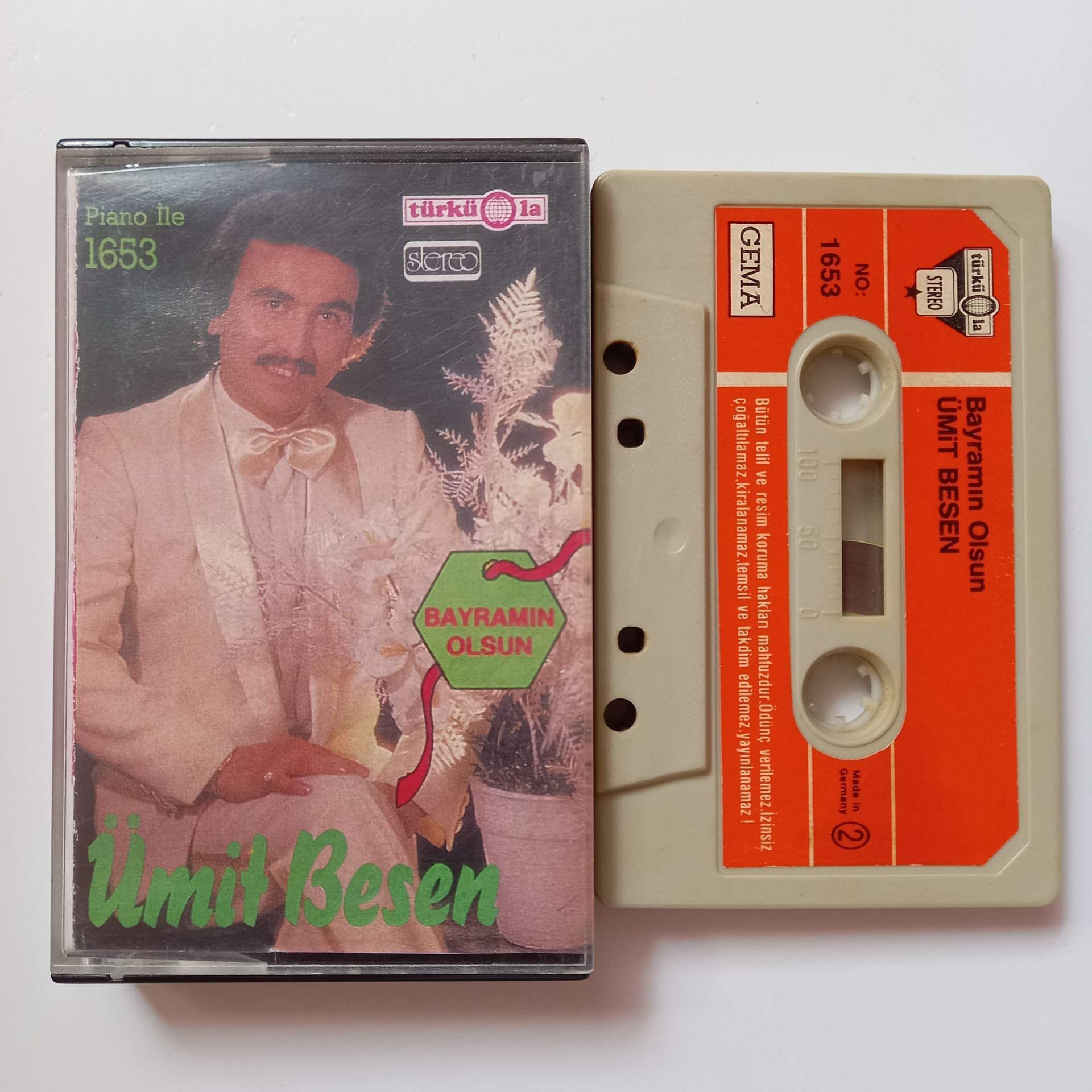 ÜMİT BESEN - BAYRAMIN OLSUN - KASET 2.EL TÜRKÜOLA ALMANYA