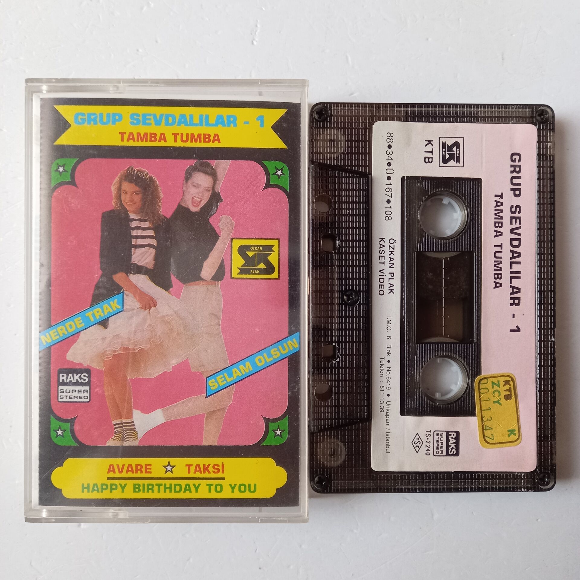 GRUP SEVDALILAR - 1 / TAMBA TUMBA (1988) - KASET 2.EL