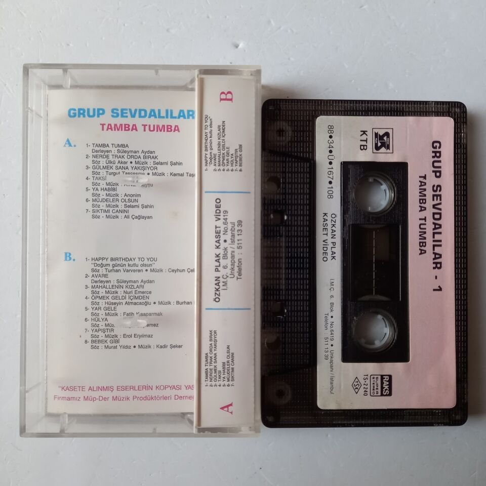 GRUP SEVDALILAR - 1 / TAMBA TUMBA (1988) - KASET 2.EL