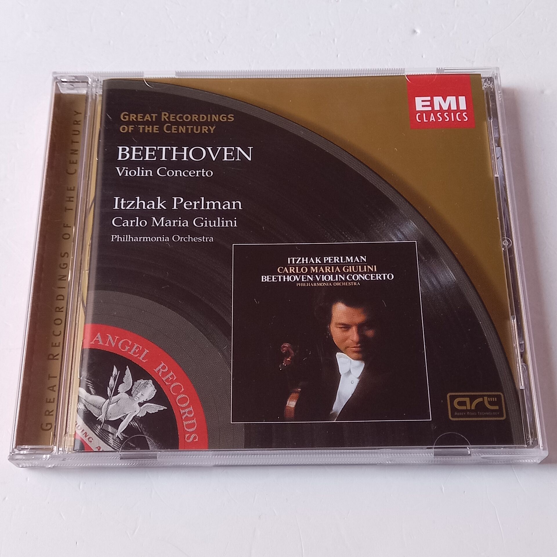 BEETHOVEN: VIOLIN CONCERTO - ITZHAK PERLMAN, CARLO MARIA GIULINI, PHILHARMONIA ORCHESTRA (1999) - CD 2.EL