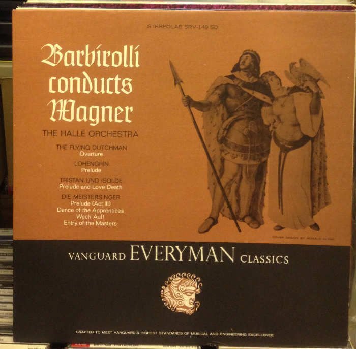 BARBIROLLI CONDUCTS WAGNER HALLE ORCHESTRA LP