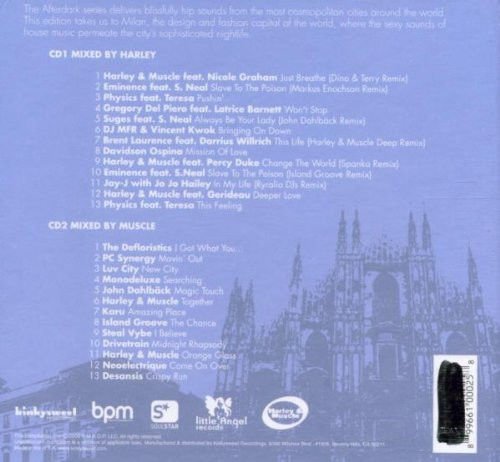 AFTERDARK - MILAN / VARIOUS ARTISTS MIXED BY HARLEY & MUSCLE / LOUNGE , HOUSE , DEEP HOUSE , TECH HOUSE (2006) - 2CD DIGIPACK 2.EL