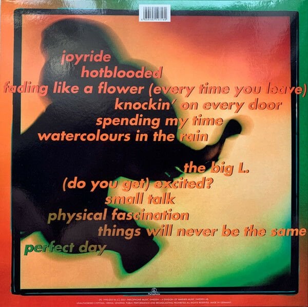 ROXETTE - JOYRIDE (1991) - LP 2021 30TH ANNIVERSARY EDITION SIFIR PLAK