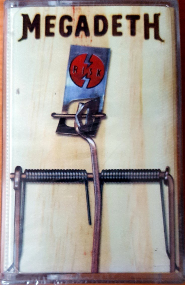 MEGADETH - RISK CASSETTE MADE IN TURKEY ''NEW''