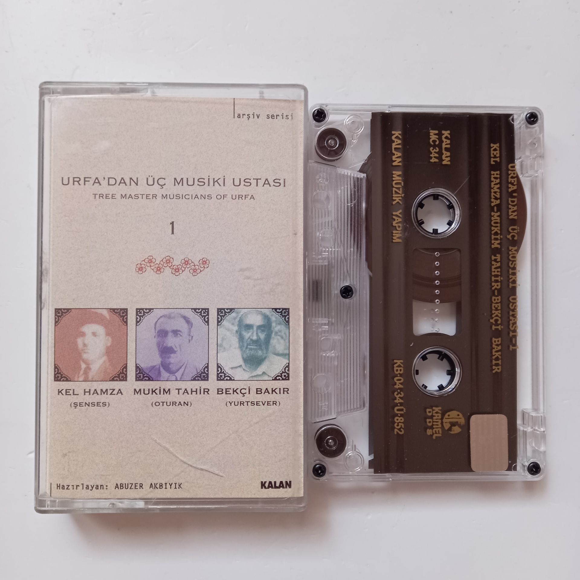 URFA'DAN ÜÇ MUSİKİ USTASI 1 / KEL HAMZA, MUKİM TAHİR, BEKÇİ BAKIR (2004) - KASET 2.EL