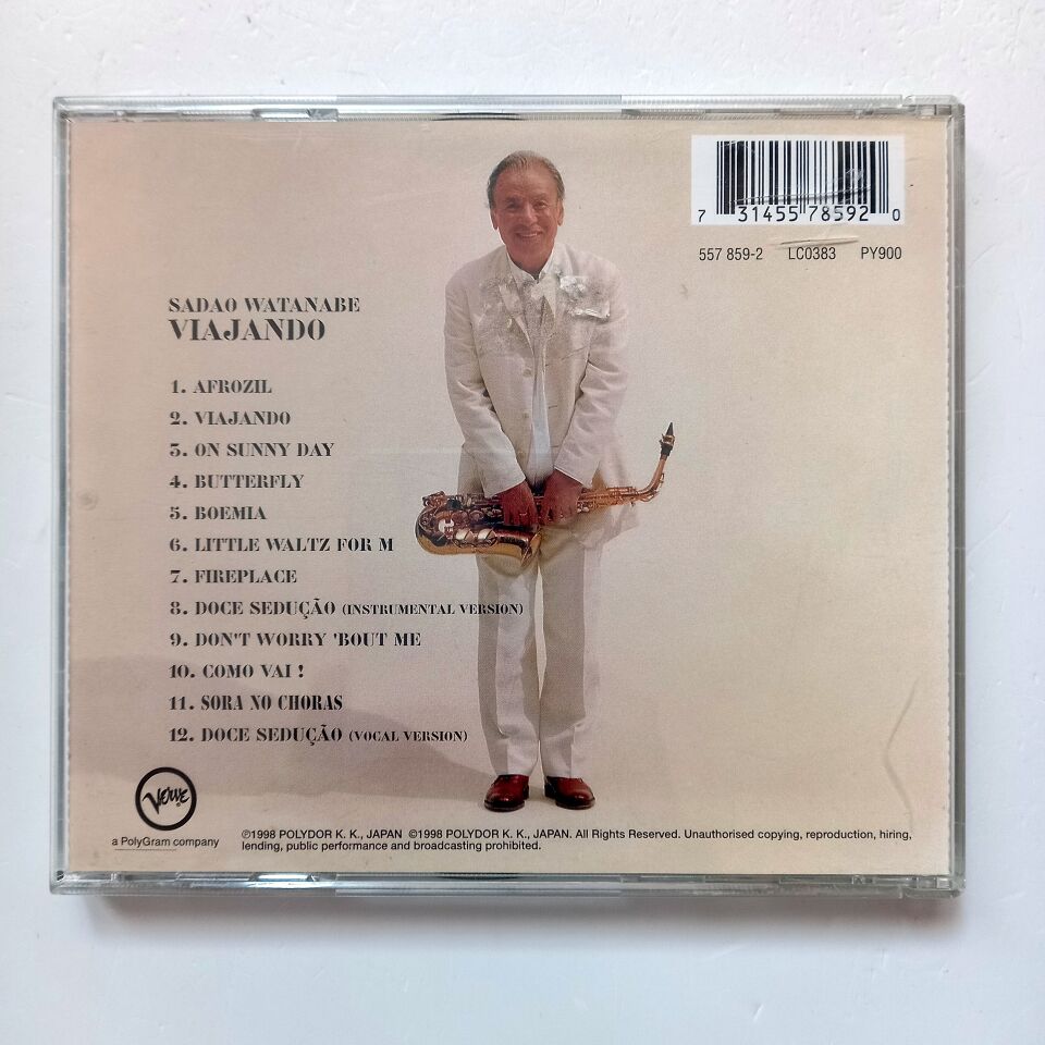 SADAO WATANABE – VIAJANDO (1998) - CD 2.EL