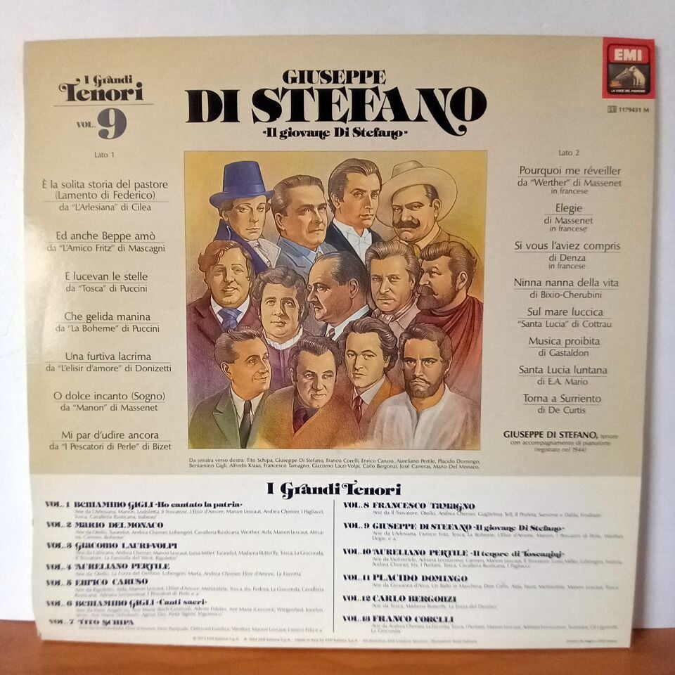 GIUSEPPE DI STEFANO – IL GIOVANE DI STEFANO (1984) - LP 2.EL PLAK