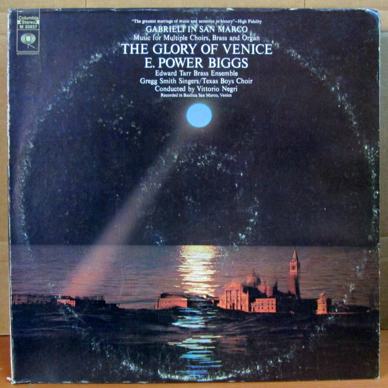 THE GLORY OF VENICE - POWER BIGGS LP 2.EL