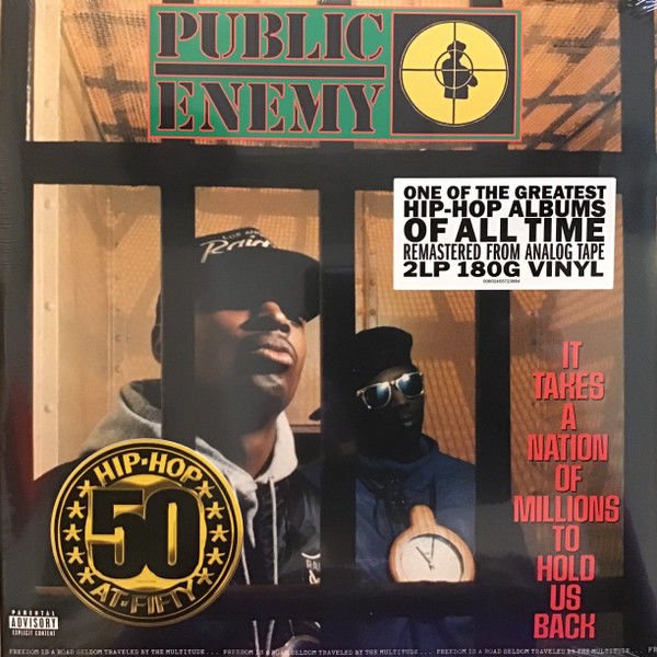 PUBLIC ENEMY - IT TAKES A NATION OF MILLIONS TO HOLD US BACK (1988) - 2LP 180GR 2023 REMASTERED EDITION SIFIR PLAK