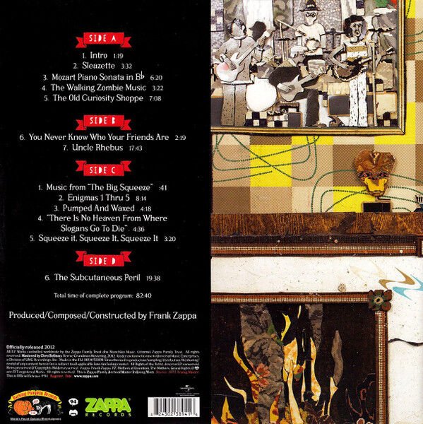 FRANK ZAPPA - FINER MOMENTS (2012) - 2LP 2013 180GR GATEFOLD SIFIR PLAK