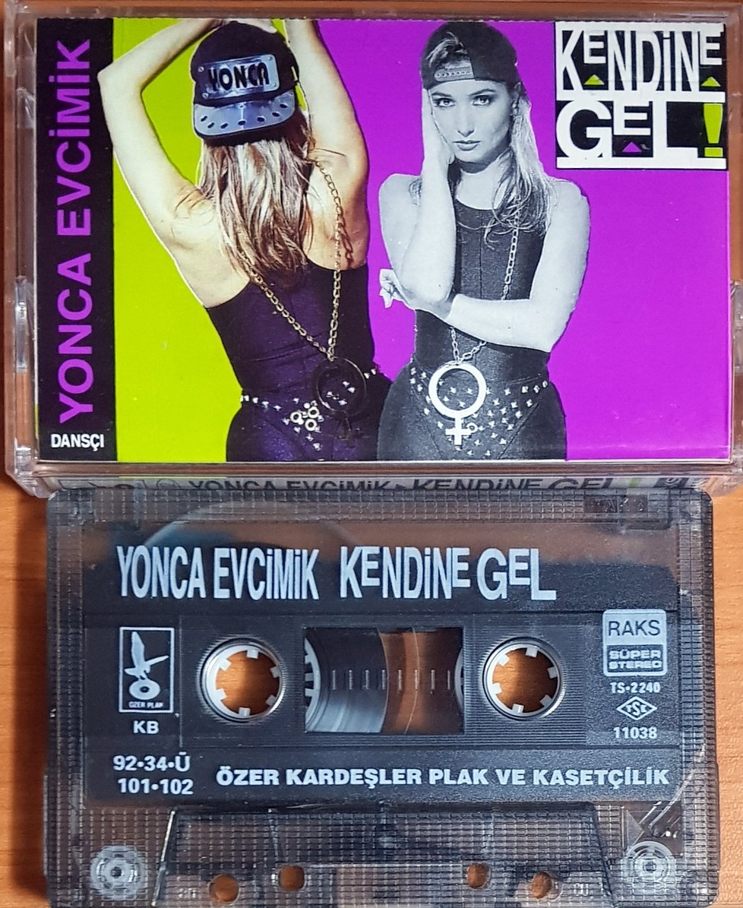 YONCA EVCİMİK - KENDİNE GEL (1992) ÖZER KASET 2.EL
