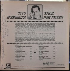 TITO RODRIGUEZ - AMOR, POR FAVOR! (1968) - PLAK 2.EL