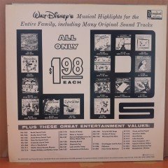 HANS BRINKER AND THE SILVER SKATES (1963) - WALT DISNEY - LP PLAK 2.EL