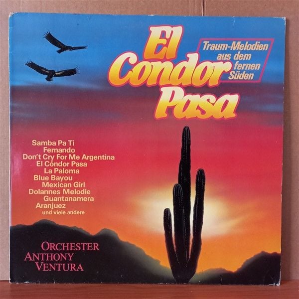 EL CONDOR PASA / ORCHESTER ANTHONY VENTURA (1986) - LP 2.EL PLAK