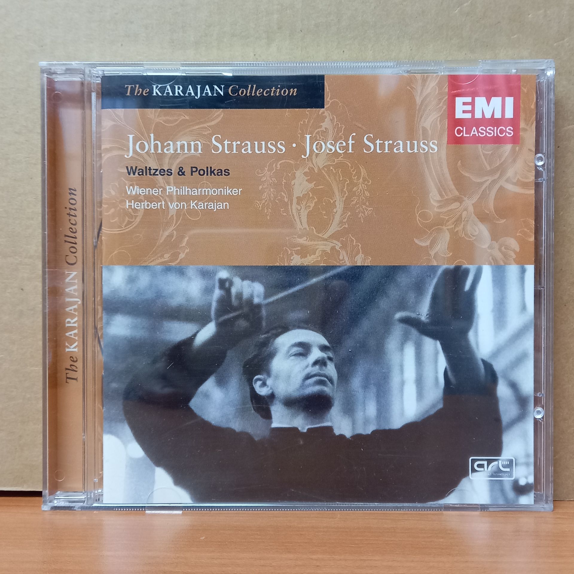 JOHANN STRAUSS - WALTZES & POLKAS / WIENER PHILHARMONIKER, HERBERT VON KARAJAN (2005) - CD 2.EL